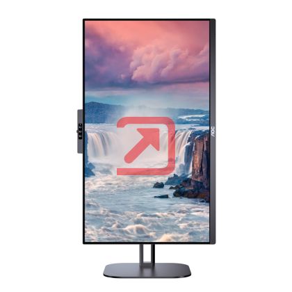Монитор AOC 24V5CW/BK, 23.8" IPS WLED, 1920x1080@75Hz, 4ms GtG, 1ms MPRT, 300cd m/2, 1000:1, DCR 20M:1, FreeSync, FlickerFree, Low Blue Light, 5Wx2, 2MP Windows Hello, Tilt, Height Adjust, Pivot, Swivel, HDMI, DP, USB hub_Neomounts Notebook Desk Stand