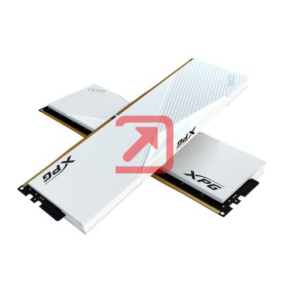 Памет ADATA LANCER 64GB (2x32GB) DDR5 6000 MHz U-DIMM White