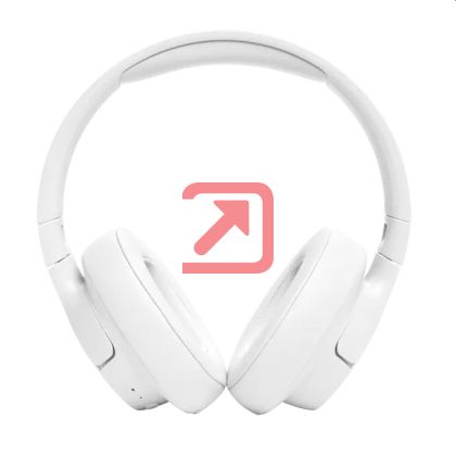 Слушалки JBL T720BT WHT HEADPHONES