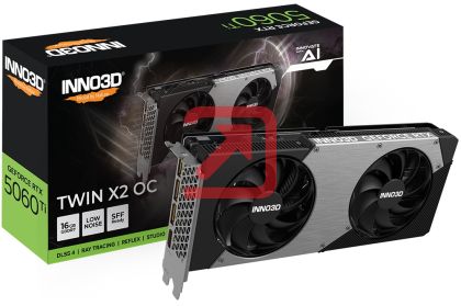 Видео карта Inno3D GeForce RTX 5060 Ti 16GB GDDR7 Twin X2 OC
