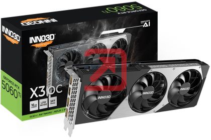Видео карта Inno3D GeForce RTX 5060 Ti 16GB GDDR7 X3 OC