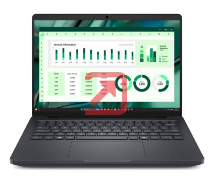 Лаптоп Dell Pro Max 14 MC14250, Intel 7 255H (24MB, 16 cores, up to 5.10 GHz Turbo), 14.0" FHD+(1920x1200) 300nits AG, 16GB: 1x16GB, DDR5, 7500 MT/s, LPCAMM, 512GB, UMA Graphics, FHD+IR Cam, and Mic, Wi-Fi 7, FPR, Backlit Kb, Win11 Pro, Magnetite, 3Y PS