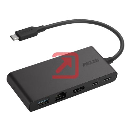 Докинг станция Asus DC201 DUAL 4K USB-C, Black