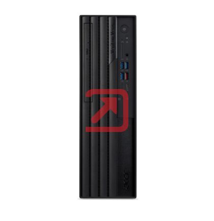 Настолен компютър Acer Veriton, VX4720GT Intel Core i3-14100( up to 4.70GHz, 12MB), 16GB DDR5, 512GB SSD M.2, Intel UHD Graphics, TPM 2.0, GLAN, 300W 80PLUS Bronze, KBD& Mouse USB, Win 11 Pro, 3Y warranty