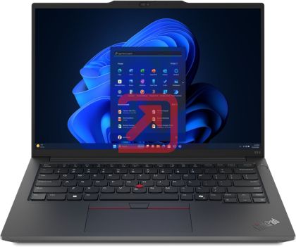 Лаптоп Lenovo ThinkPad E14 Gen 6 AMD, AMD Ryzen 7 7735HS (up to 4.75GHz, 20MB), 32GB(16+16) DDR5-4800, 1TB SSD, 14" WUXGA (1920x1200) IPS AG, AMD Radeon 680M Graphics, FHD&IR Cam, Backlit KB, Black, WLAN, BT, 3cell, FPR, Win11 Pro, 3Y Onsite