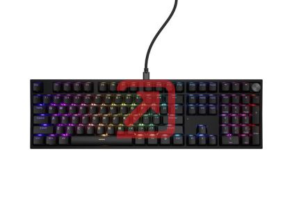 Клавиатура Genesis Mechanical Gaming Keyboard Thor 404 Black RGB Backlight Gateron Yellow Pro, US Layout