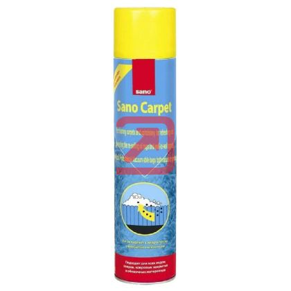 Почистващ препарат за килими и дамаски Sano Carpet Aerosol Спрей 600 ml
