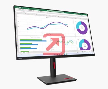 Монитор Lenovo ThinkVision T32h-30 31.5" IPS, WLED, 16:9, 2560x1440, 4ms, 1000:1, 60Hz, 350 cd/m2, USB-C, HDMI, DP, RJ45, Tilt, Swivel, Pivot, Height Adjust Stand