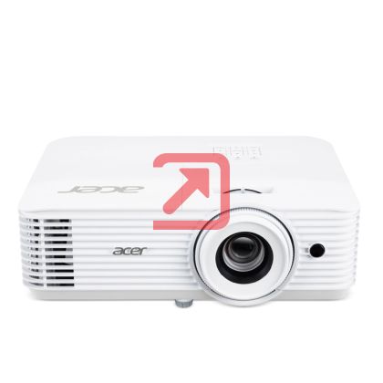 Мултимедиен проектор Acer Projector H6815ATV , DLP, 4K UHD (3840x2160), 4000 ANSI Lm, 10 000:1, HDR Comp., 24/7 oper., AndroidTV V10.0, 2xHDMI, VGA in, RS232, Audio in/out, SPDIF, 10W, 3.1Kg, Lamp life up to 12000 hours, White+Logitech Wireless Presenter 