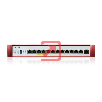 Защитна стена ZyXEL USG FLEX 500 H, 2*2.5G, 2*2.5G( PoE+) & 8 Gigabit user-definable ports, 1*USB with 1 YR Gold Security Pack