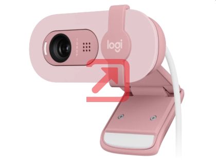 Уебкамера Logitech Brio 100 Full HD Webcam - ROSE - USB - N/A - EMEA28-935 - WEBCAM