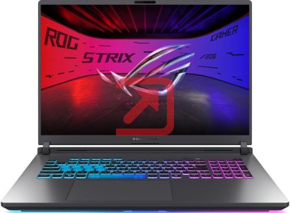 Лаптоп Asus Strix G18 G815LP-S9039,Intel Ultra 9 275HX 2.7 GHz (36MB Cache, up to 5.4 GHz, 24 cores),18"(2560x1600),16:10 Bend+500nits,240Hz,DDR5 32GB (16GB DDR5-5600 SO-DIMM*2), 1TB, RTX 5070 8GB GDDR6,Wi-Fi 7 ,Backlit Chiclet Keyboard 1-Zone RGB, Eclips