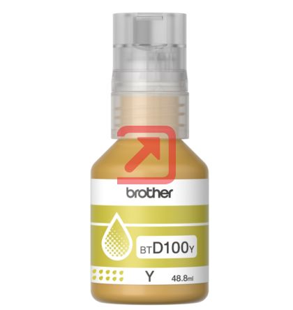 Консуматив Brother BT-D100Y Yellow Ink Bottle