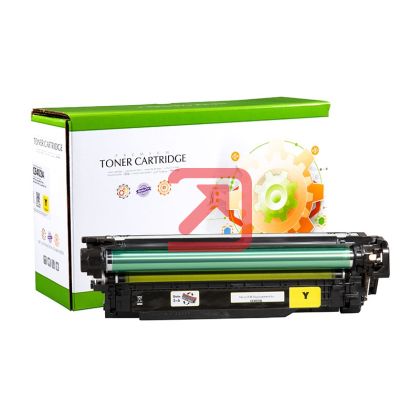 Тонер касета универсална Static Control Yellow HP no. 507A CE402A CRG-732Y SUPER PREMIUM Съвместим консуматив, стандартен капацитет 7 000 стр.