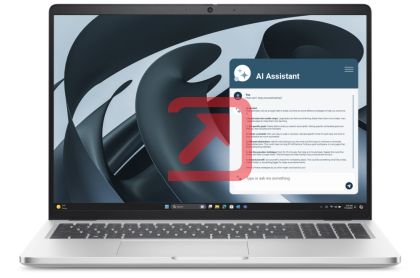 Лаптоп Dell Pro 16 Plus PB16255, AMD Ryzen 5 220, 16GB, 512GB SSD Gen4, 16.0" FHD+, AMD Radeon 740M, FgrPr & SmtCd, FHD, IR Cam, Mic, WLAN + BT, Backlit Kb, 3 Cell, W11Pro + Dell Pro 14-16 Premium Slim Backpack