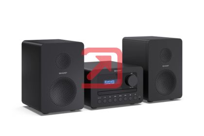 Аудио система Sharp Audio Systems XL-B514(BK), HI-FI MICRO SYSTEM, 40W (peak), FM radio with RDS,  Bluetooth v5.0, CD player, USB MP3 playback, 3.5mm Headphone jack / line-out, wooden speaker, Black