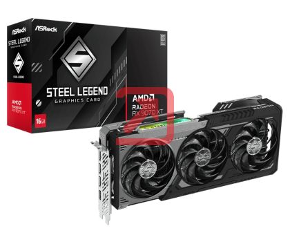 Видео карта Asrock RX 9070XT 16GB Steel Legend Dark