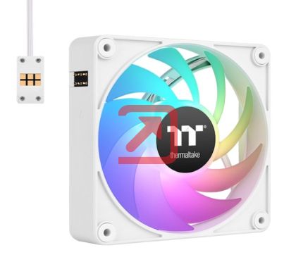 Вентилатор Thermaltake CT140 EX ARGB Sync PC Cooling Fan 3 Pack Magnetic Connect White
