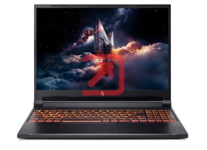 Лаптоп Acer Nitro V 16 AI, ANV16-42-R8RP, AMD Ryzen 7 260 (8C/16T, up to 5.10 GHz, 24MB), 16" WQXGA (1920x1200)IPS 180Hz, 1*16GB DDR5 (1 slot free),  1024GB PCIe NVMe SSD, GeForce RTX 5060 8GB GDDR7 630 AI TOPS, WiFi 802.11e, MicroSD, BT 5.3, No Os, Black