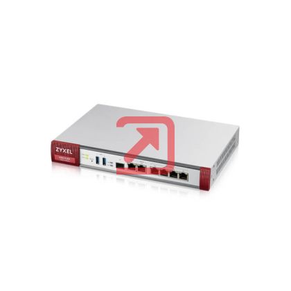 Защитна стена ZyXEL USG Flex Firewall 10/100/1000, 2xWAN, 4xLAN/DMZ ports, 1xSFP, 2xUSB (Device only)