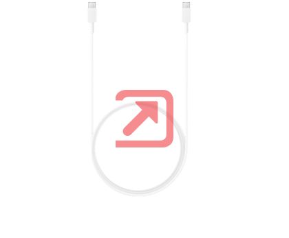 Кабел Samsung Cable  USB-C to USB-C 1.8m (3A) White