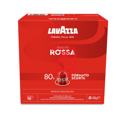 Кафе капсула Lavazza Qualita Rossa 80 бр., съвместими с Nespresso