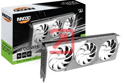Видео карта Inno3D GeForce RTX 5070 Ti 16GB GDDR7 X3 OC White