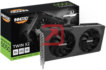 Видео карта Inno3D GeForce RTX 5050 8GB GDDR7 Twin X2