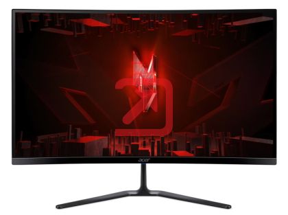 Монитор Acer Nitro ED270Zbmiipx, 27'' FHD (1920x1080) VA, Curved 1500R, ZeroFrame, 280Hz, 1ms (VRB), HDR10, 250nits, FreeSync Premium, 2xHDMI,Speakers, DP, Audio Out, VisionCare, Energy Class E, Black, 2Y