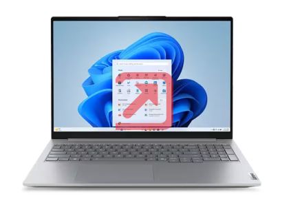 Лаптоп Lenovo ThinkBook 16 G8 Intel Core Ultra 5 225U (up to 4.8GHz, 12MB), 16GB DDR5-5600, 512GB SSD, 16" WUXGA (1920x1200) IPS AG, Integrated Graphics, 1080p&IR Cam, Backlit KB, 3 cell, WLAN, BT, FPR, DOS, 3Y CCI