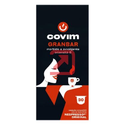 Кафе капсула Covim Alluminium Granbar 30 бр., съвместими с Nespresso