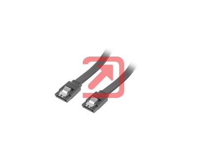 Кабел Lanberg SATA DATA III (6GB/S) F/F cable 30cm metal clips, black