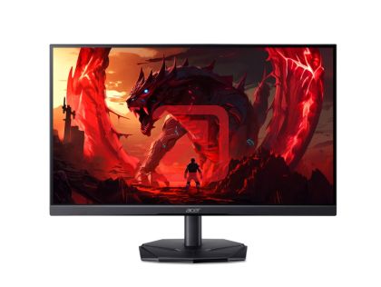 Монитор Acer Nitro KG251QX0biip, 24.5'' VA, FHD (1920X1080) ZeroFrame,FreeSync 200Hz, 1ms(VRB), 100M:1, 250nits, 99% sRGB, 2xHDMI,DP, Tilt,BluelightShield, Vesa, Black