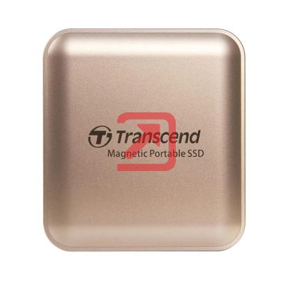 Твърд диск Transcend 1TB, External SSD, ESD420G, USB 20Gbps, Type C, Magsafe, Champagne Gold