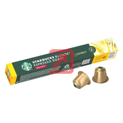 Кафе капсула STARBUCKS® by Nespresso® Blonde Espresso Roast DECAF 10 бр., съвместими с Nespresso®