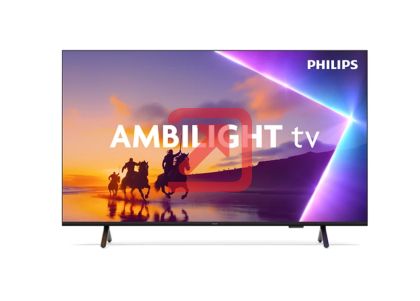 Телевизор Philips 50PUS8510/12, 50" 4K Ultra HD QLED, 3840x2160p, DVB-T/T2/T2-HD/C/S/S2, 60Hz, Ambilight 3, Pixel Precise UHD, 90% DCI, HDR+, Titan OS, Dolby Atmos, Dolby Digital, VRR, 3*HDMI, 2*USB, 802.11ac, 20W RMS, Black