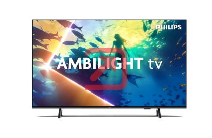 Телевизор Philips 65PUS8010/12, 65" 4K UHD LED, 3840x2160p, DVB-T/T2/T2-HD/C/S/S2, 60Hz, Ambilight 3, Pixel Precise UHD, HDR+, Titan OS, Dolby Atmos & DTS:X, 3*HDMI, 2*USB, VRR, 802.11ac, BT 5.2, 20W RMS, Black
