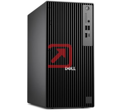 Настолен компютър Dell Pro Tower Plus QBT1250, Intel Core Ultra 5 235 (13 TOPS NPU, 14 cores, up to 5.0GHz), 16GB: 1 x 16GB, DDR5, up to 5600 MT/s, 512GB SSD, Integrated Graphics, 8x DVD+/-RW, Bulgarian Keyboard&Mouse, 260W, Ubuntu, 3Y PS