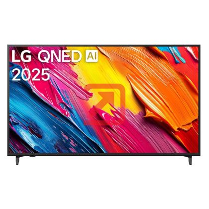 Телевизор LG 65QNED70A6A, 65" 4K QNED HDR Smart TV, 3840x2160, DVB-T2/C/S2, Alpha 7 AI Processor, HDR10 / HLG, webOS 25 ThinQ, VRR / ALLM / HGiG, 4K Upscaling, WiFi 5, Voice ID, Bluetooth 5.0, AirPlay 2, LAN, CI, HDMI, SPDIF, Google Cast, 2 pole Stand