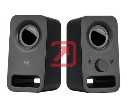 Тонколони Logitech 2.0 Speakers Z150 - Midnight black