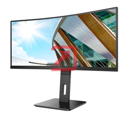 Монитор AOC CU34P2A, 34" Curved 1500R, VA, WLED, 3440x1440@100Hz, 4ms GtG, 1ms MPRT, 300cd m/2, 3000:1, 50M:1 DCR, Adaptive Sync, FlickerFree, Low Blue Light , 3Wx2, Tilt, Height Adjust, Swivel, 2xHDMI, DP, USB hub