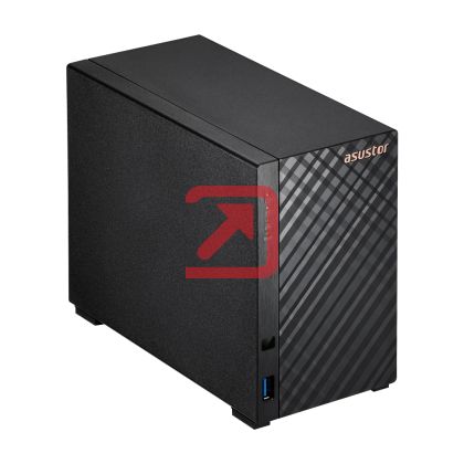 Мрежов сторидж Asustor AS1102T, 2 bay NAS, Realtek RTD1296, Quad-Core, 1.4GHz, 1GB DDR4 (not expandable), 2.5GbE x1, USB3.2 Gen1 x2, WOW (Wake on WAN), System Sleep Mode