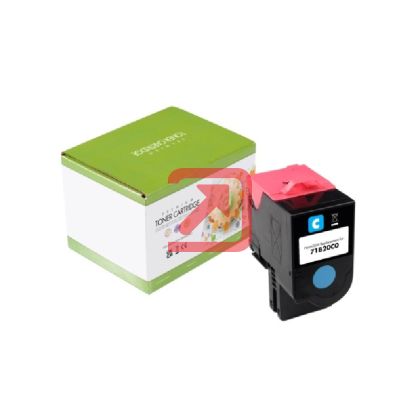 Тонер касета Static Control Cyan Lexmark 71B20C0 SUPER PREMIUM Съвместим консуматив, стандартен капацитет 2 300 стр.