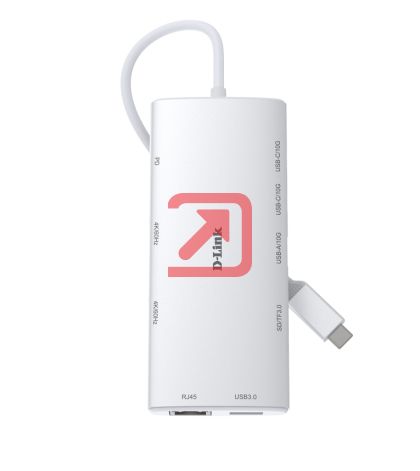 USB хъб D-Link 10-in-1 USB-C Hub