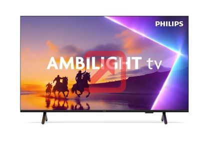 Телевизор Philips 55PUS8510/12, 55" 4K Ultra HD QLED, 3840x2160p, DVB-T/T2/T2-HD/C/S/S2, 60Hz, Ambilight 3, Pixel Precise UHD, 90% DCI, HDR+, Titan OS, Dolby Atmos, Dolby Digital, VRR, 3*HDMI, 2*USB, 802.11ac, 20W RMS, Black