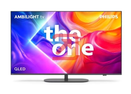 Телевизор Philips 55PUS9010/12, 55" The One 4K Ultra HD QLED, 3840x2160p, DVB-T/T2/T2-HD/C/S/S2, 144Hz, Ambilight 3, P5 Perfect Picture, 90% DCI, HDR+, Titan OS, Dolby Atmos, Dolby Digital, VRR, 4*HDMI, 2*USB, 802.11ac, 40W RMS, Black