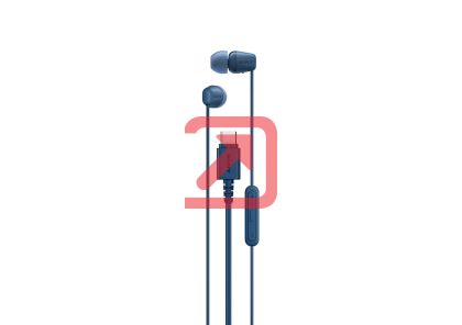 Слушалки Sony Headset IER-EX15C USB-C, Blue