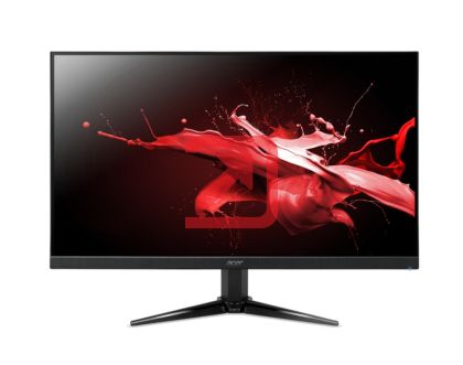 Монитор Acer Nitro QG241YX1bmiipx, 23.8'' FHD (1920x1080) IPS, ZeroFrame, 200Hz, 0.5ms (GTG Min.), HDR10, FreeSync Premium, 250nits HDMI,Speakers, DP, Audio Out, VisionCare, Energy Class E, Black, 2Y