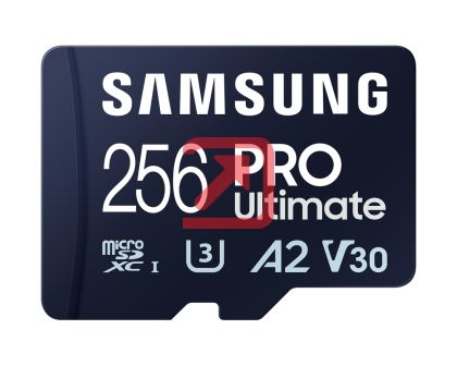 Памет Samsung 256GB micro SD Card PRO Ultimate with USB Reader , UHS-I, Read 200MB/s - Write 130MB/s, U3, V30, A2
