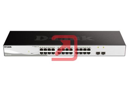 Комутатор D-Link 26-Port Gigabit Smart Switch with 2 SFP ports
